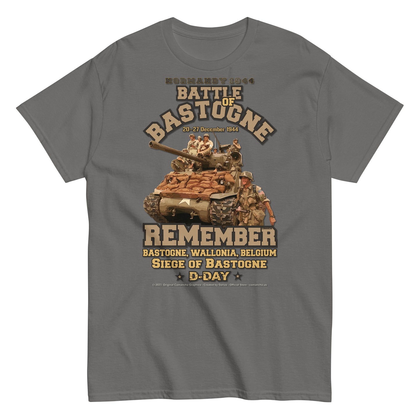 Battle of Bastogne tee, Battle of Bastogne veterans tee,Battle of Bastogne 1944 classic t-shirt, Comancha T-shirts,