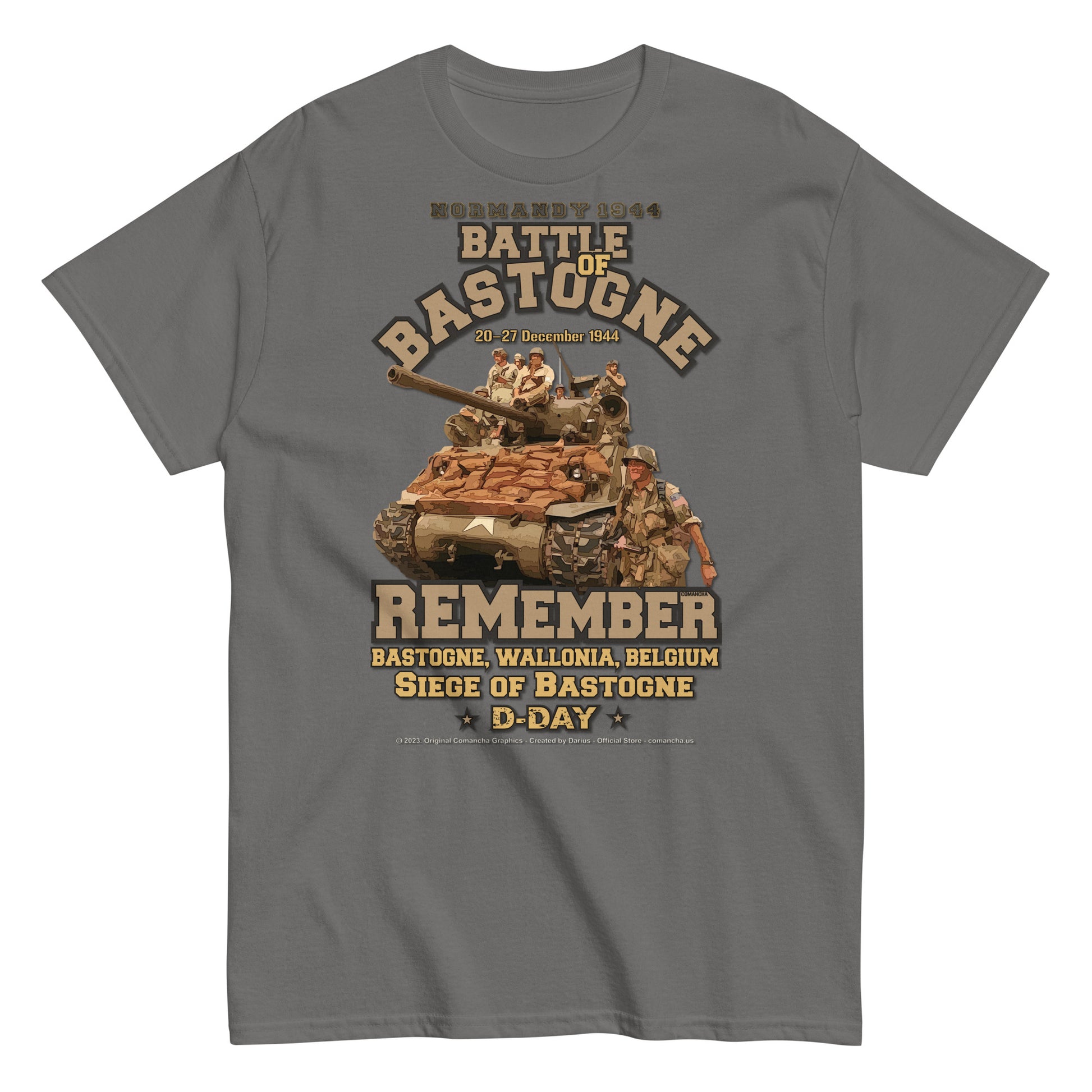 Battle of Bastogne tee, Battle of Bastogne veterans tee,Battle of Bastogne 1944 classic t-shirt, Comancha T-shirts,