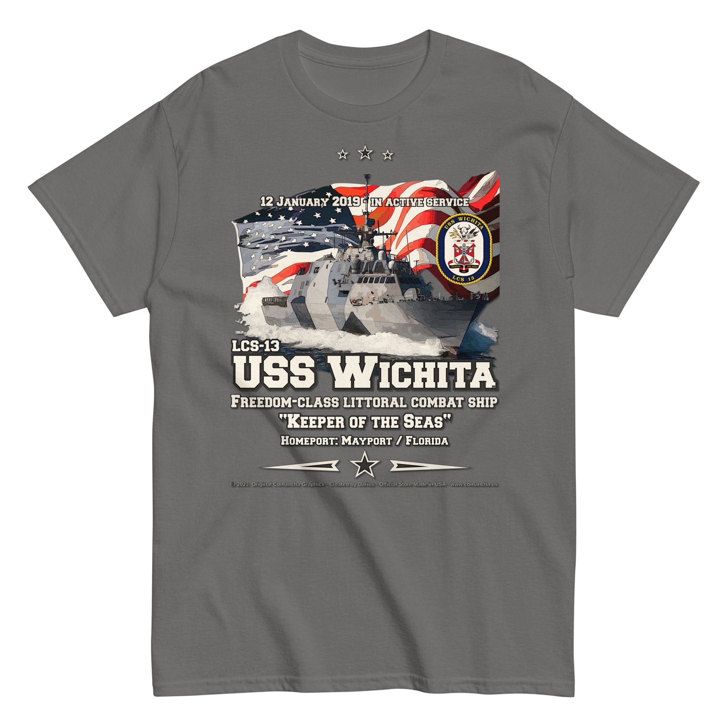 USS Wichita LCS-13 Littoral Comabat Ship Ship classic t-shirt