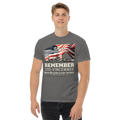 USS VINCENNES CA-44 Cruiser T-shirt