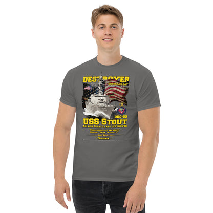 USS STOUT DDG-55 Destroyer Veterans t-shirt