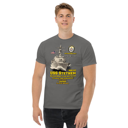 USS STETHEM DDG-63 Destroyer Shipmates T-shirt