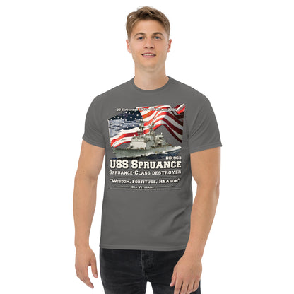 USS SPRUANCE DD-963 Destroyer t-shirt