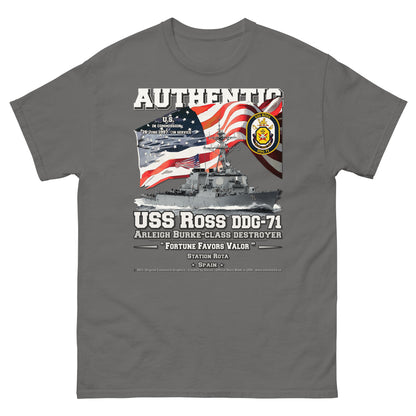 USS ROOS DDG-71 Destroyer Shipmates t-shirt