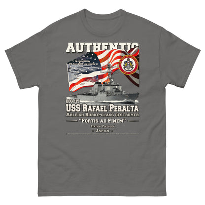 USS RAFAEL PERALTA DDG-115 Destroyer Veterans Classic T-Shirt, Comancha Navy T-shirts,