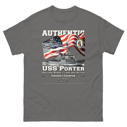 USS PORTER DDG-78 Destroyer T-Shirt