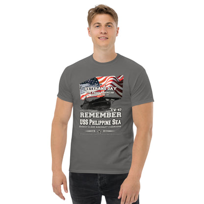 USS PHILIPPINE SEA CV-47 Aircraft Carrier T-Shirt