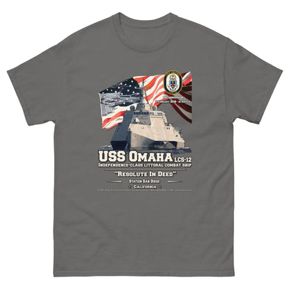 USS OMAHA LCS-12 Littoral Combat Ship T-Shirt