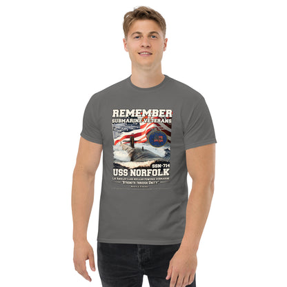 USS NORFOLK SSN-714 Submarine T-shirt