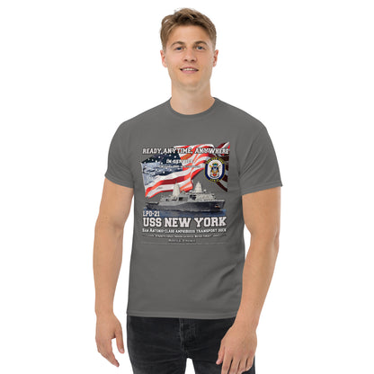 USS NEW YORK LPD-21 Amphibious Transport DockT-shirt