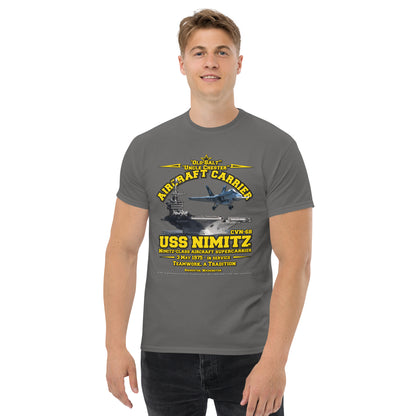 USS NIMITZ CVN-68 Aircraft Carrier T-shirt