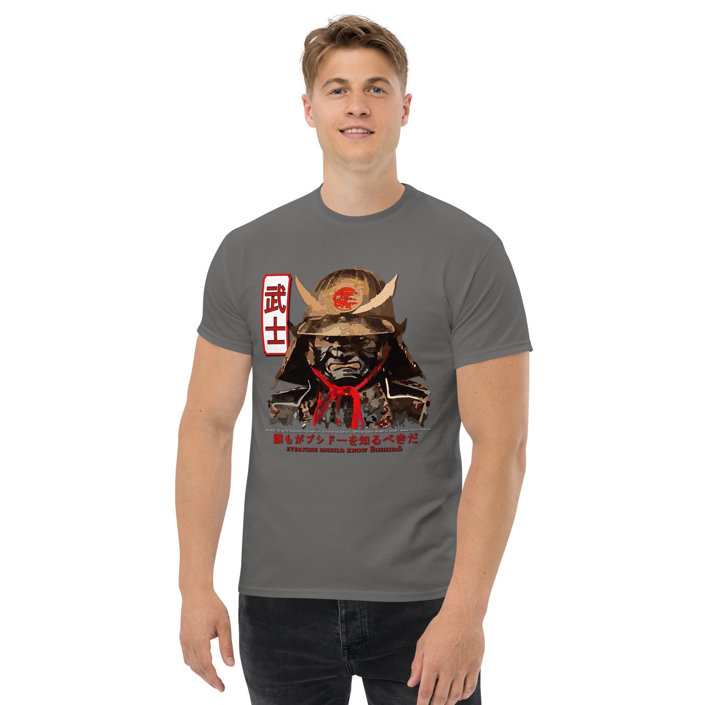 Samurai - Bushido T-shirt, Japanese Tradition T-Shirt, Comancha,