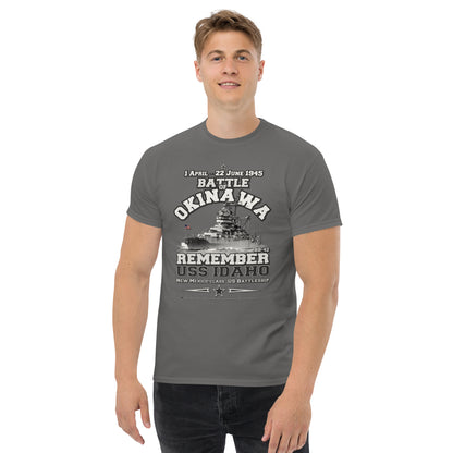 USS IDAHO BB-42 Battleship T-shirt