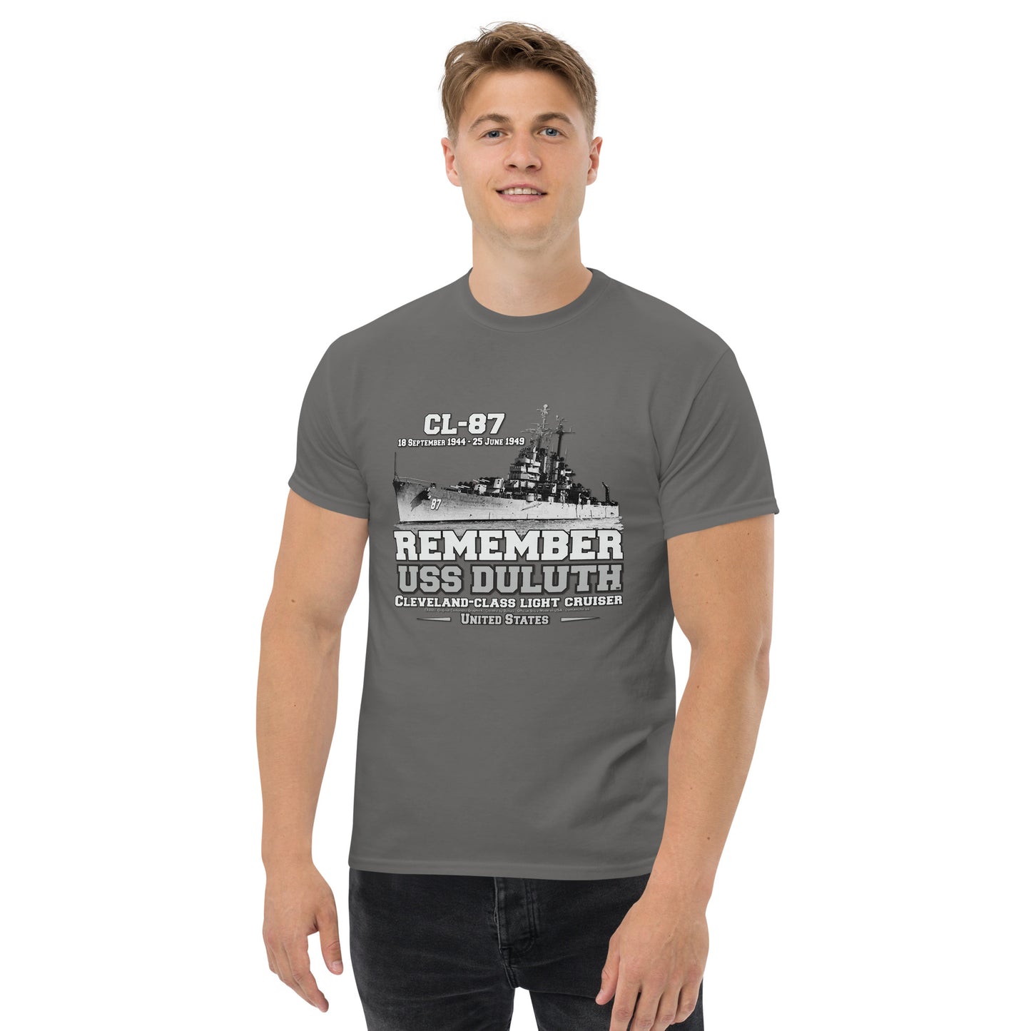 USS DULUTH CL-87 Cruiser T-shirt