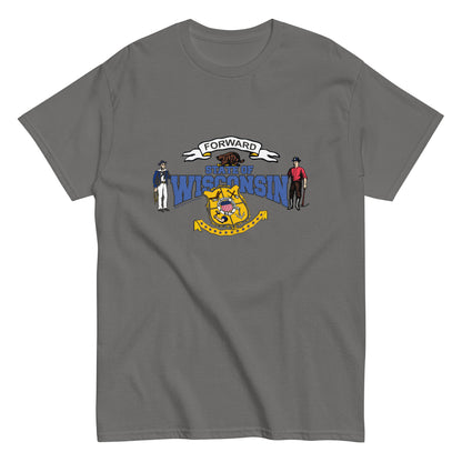 Wisconsin t-shirt,Wisconsin State T-Shirt, Comancha Graphics,