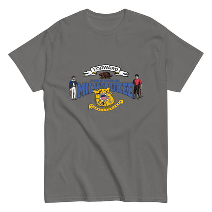 Milwaukee wisconsin t-shirt,Milwaukee tee, Wisconsin State T-Shirt, Comancha Graphics,