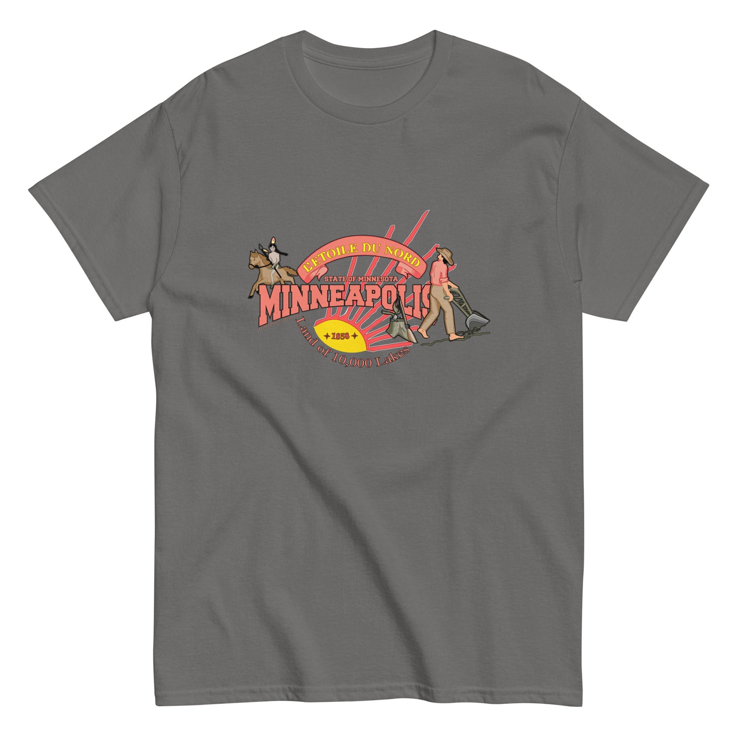 Minneapolis t-shirt, Minnesota T-shirt, Comancha Graphics,