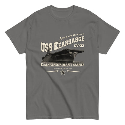 USS KEARSARGE tee,USS KEARSARGE CV-33 tee, US Navy t-shirt, aircraft carrier veterans T-shirt, Property Comancha Graphics,