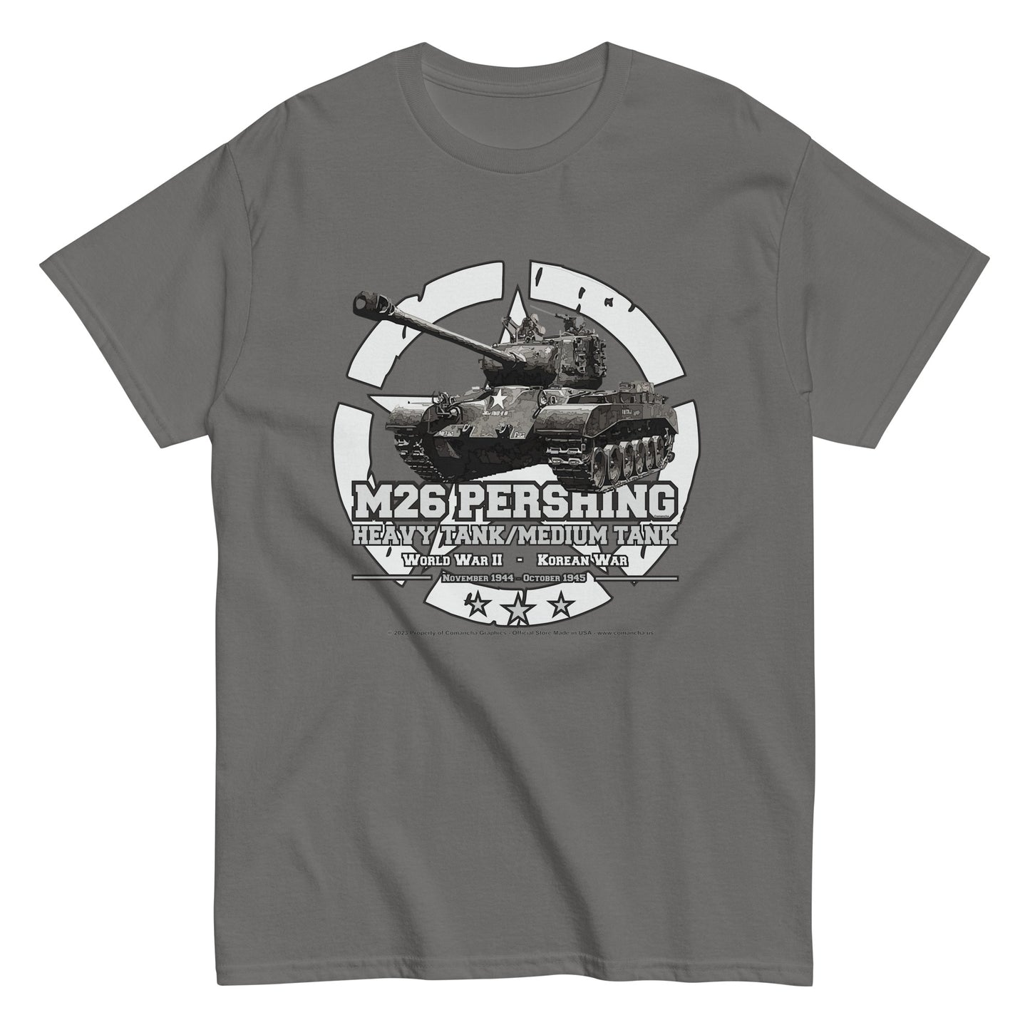 M26 Pershing Medium Tank tee,M26 pershing t-shirt,Pershing t-shirt,US tanks t-shirt,us army t-shirt,comancha,