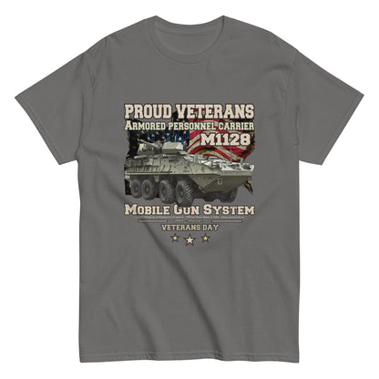 M1128 t-shirt,Strycker t-shirt,stryker t-shirt,M1128 Mobile Gun System Veterans t-shirt,comancha,