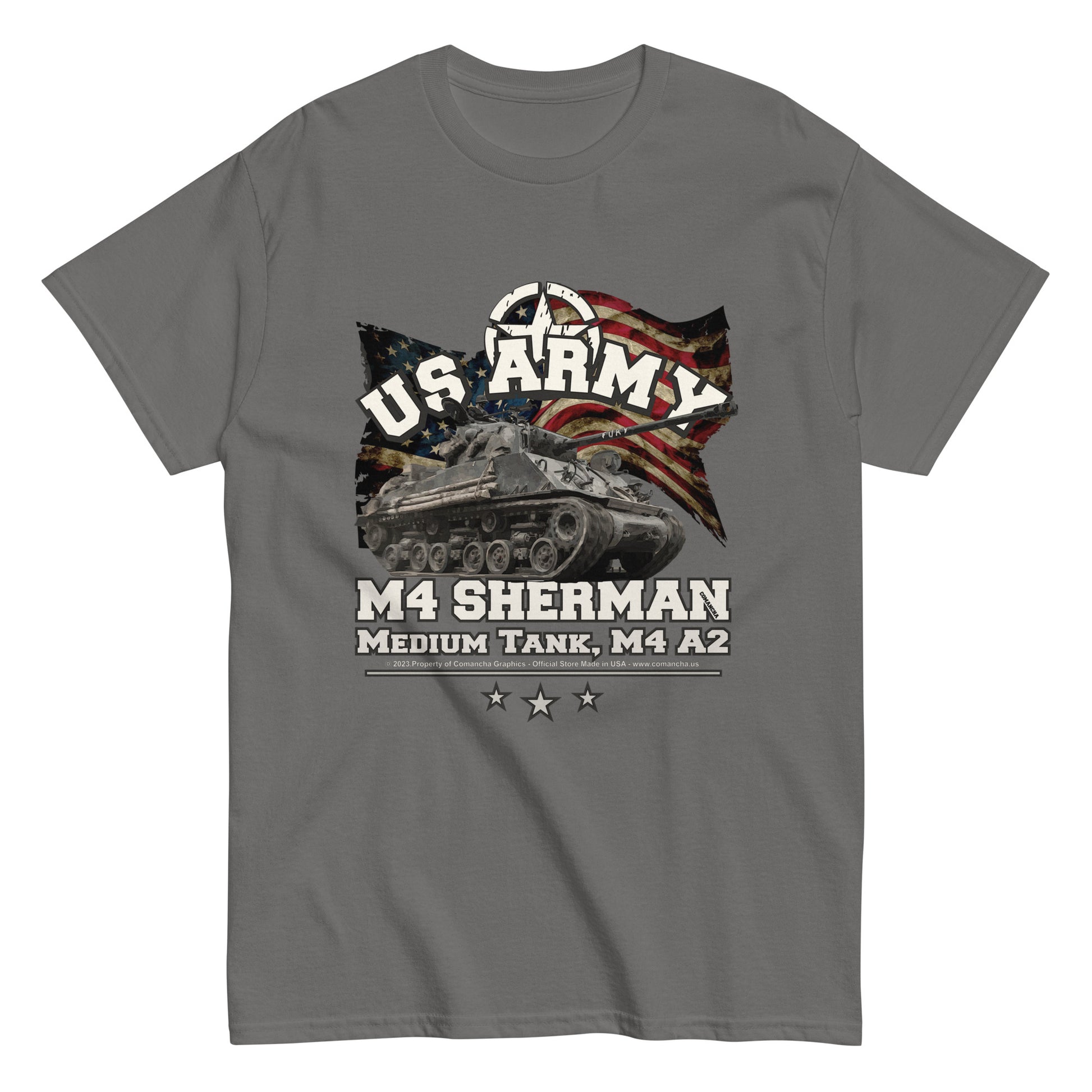 M4 Sherman Medium Tank tee,M4 sherman t-shirt,sherman t-shirt,US tanks t-shirt,us army t-shirt,comancha,