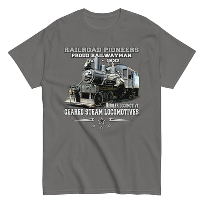 HEISLER locomotive t-shirt, Steam Locomotive T-shirt, Comancha t-shirt,