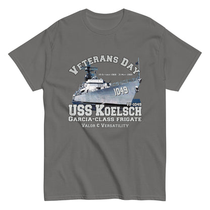 USS KOELACH tee,FF-1049 tee, uss Frigate Veterans T-shirt,USS KOELACH t-shirt, FF-1049 Frigate Veterans T-shirt,