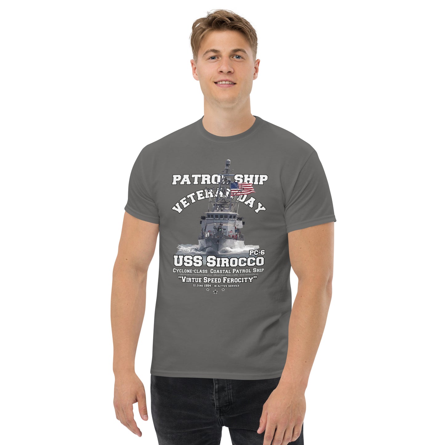 USS SIROCCO PC-6 T-shirt,USS SIROCCO t-shirt, Patrol boat t-shirt,comancha t-shirt, US Navy tee,Navy tee,