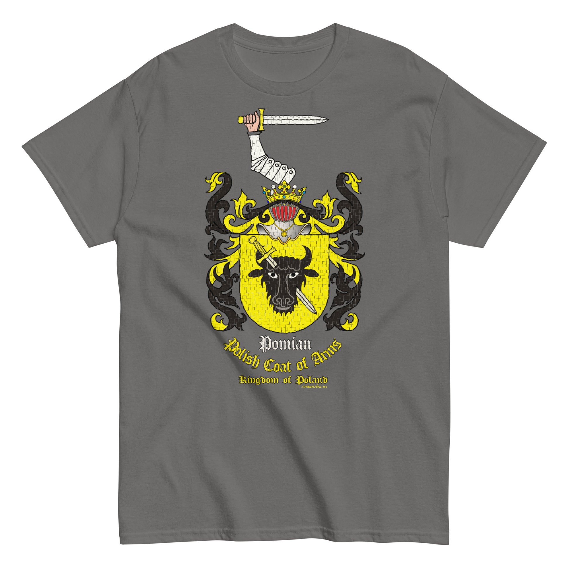 Pomian Herb Koszulka, Herb Rodowy Koszulka, Pomian Coats of Arms Tee, Comancha Graphics tee,