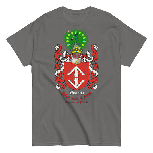 Bogoria Herb Koszulka, Herb Rodowy Koszulka, Bogoria Coats of Arms Tee, Comancha Graphics,