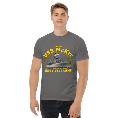 USS McKee AS-41 T-shirt, USS McKee T-shirt, Comancha graphics,