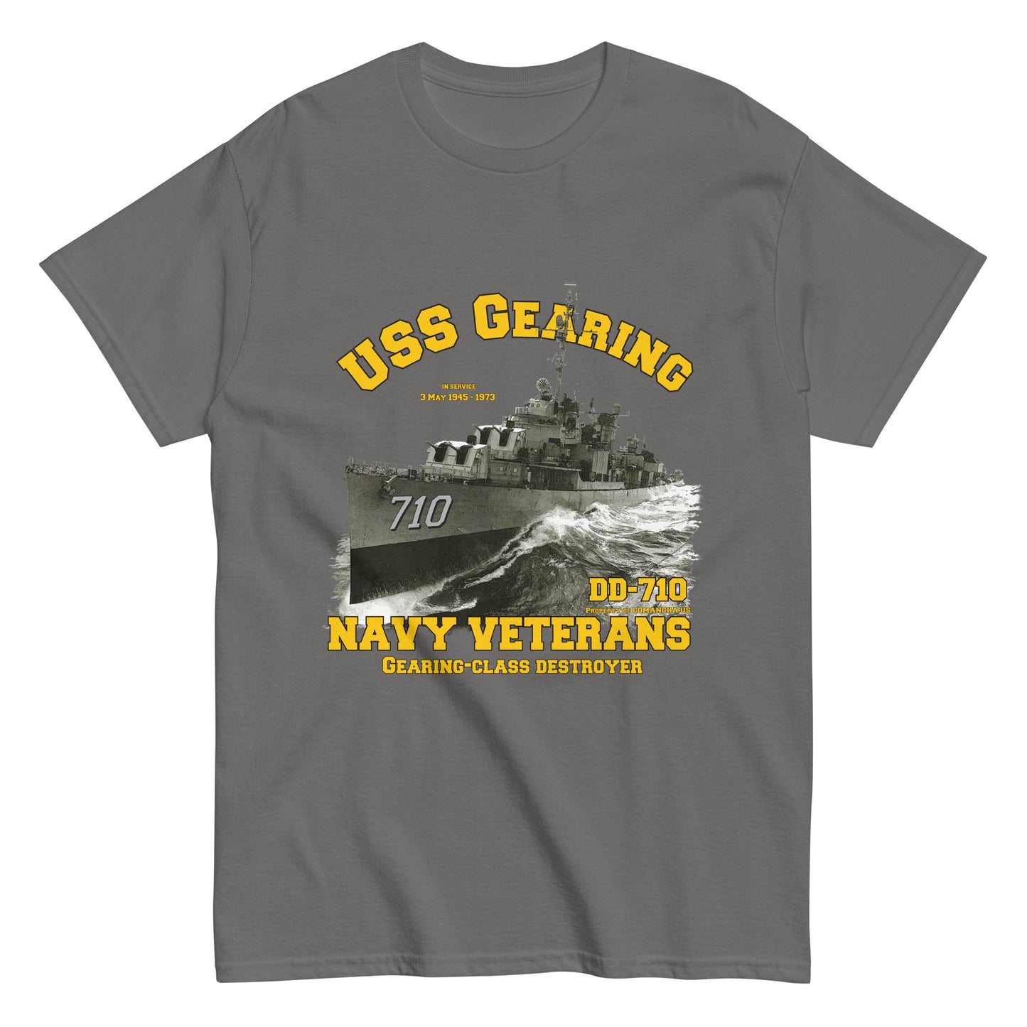 USS GEARING DD-710 Destroyer T-shirt