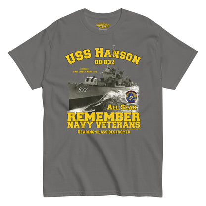 USS Hanson DD-832 Destroyer tee