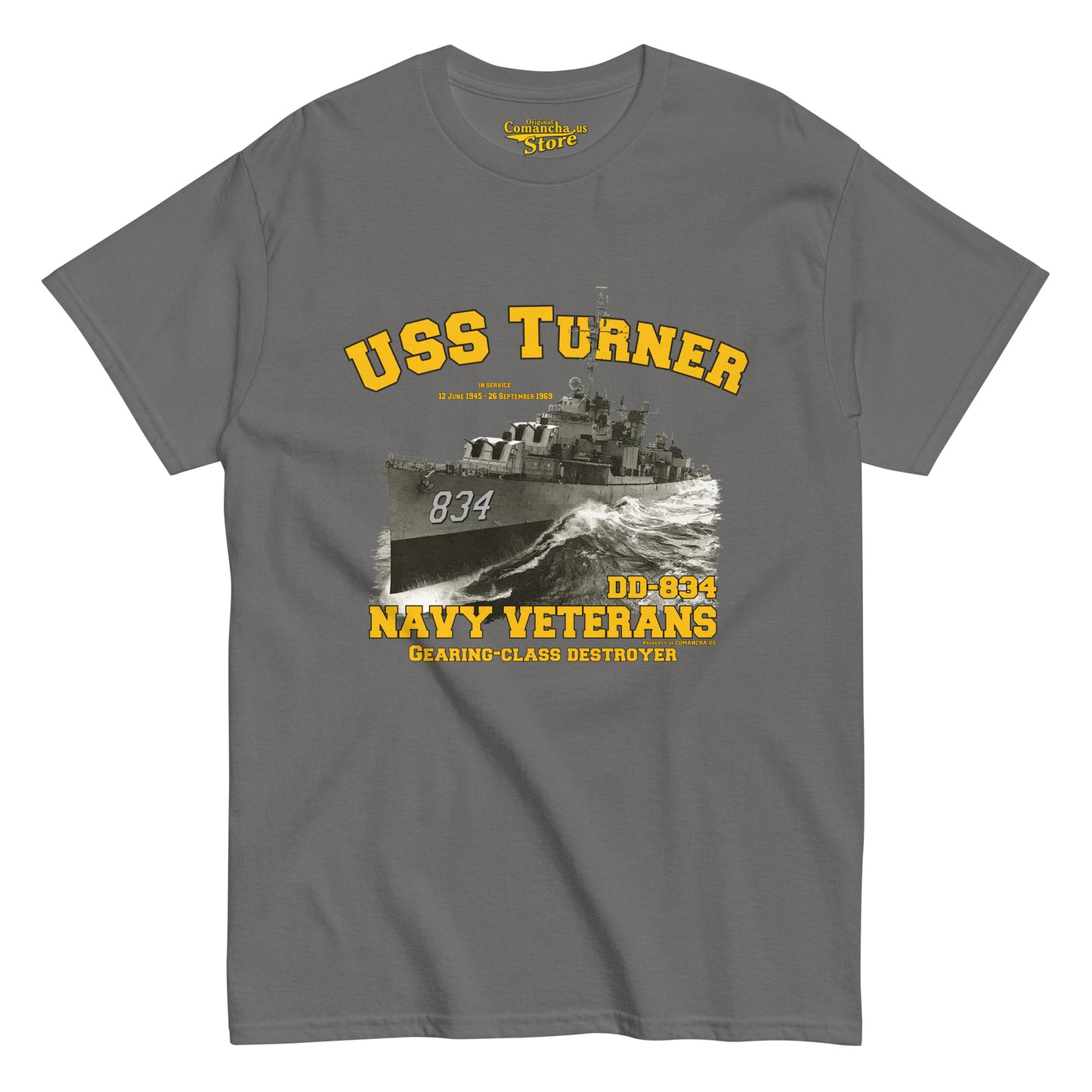 USS Turner DD-834 Destroyer t-shirt,