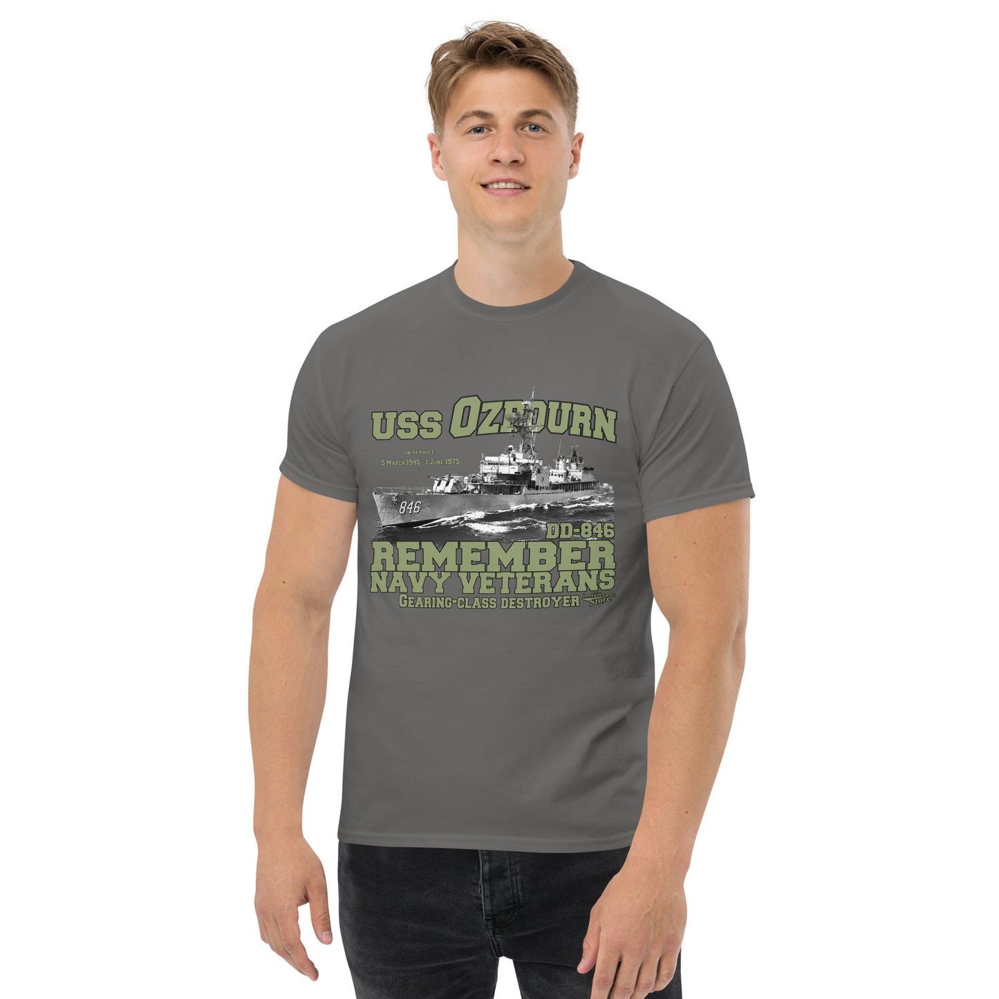 USS Ozbourn DD-846 Shipmates t-shirt