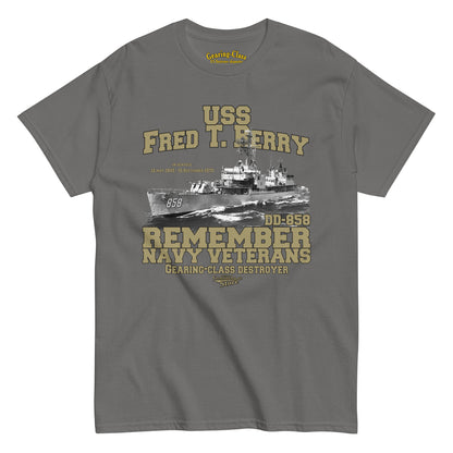 USS Fred T. Berry DD-858 Destroyer t-shirt,