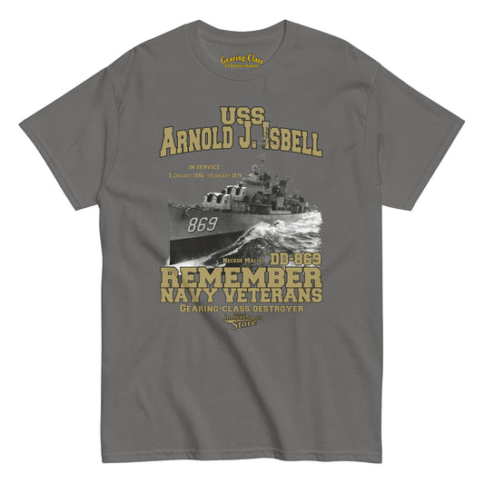 USS Arnold J. Isbell DD-869 destroyer t-shirt,