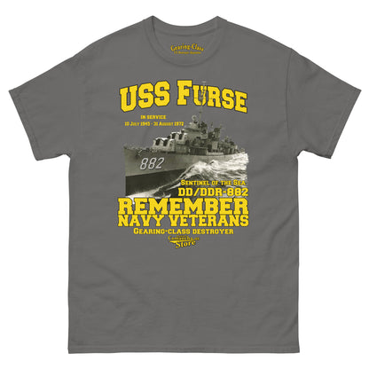 USS FURSE DD/DDR-88 Destroyer T-shirt,