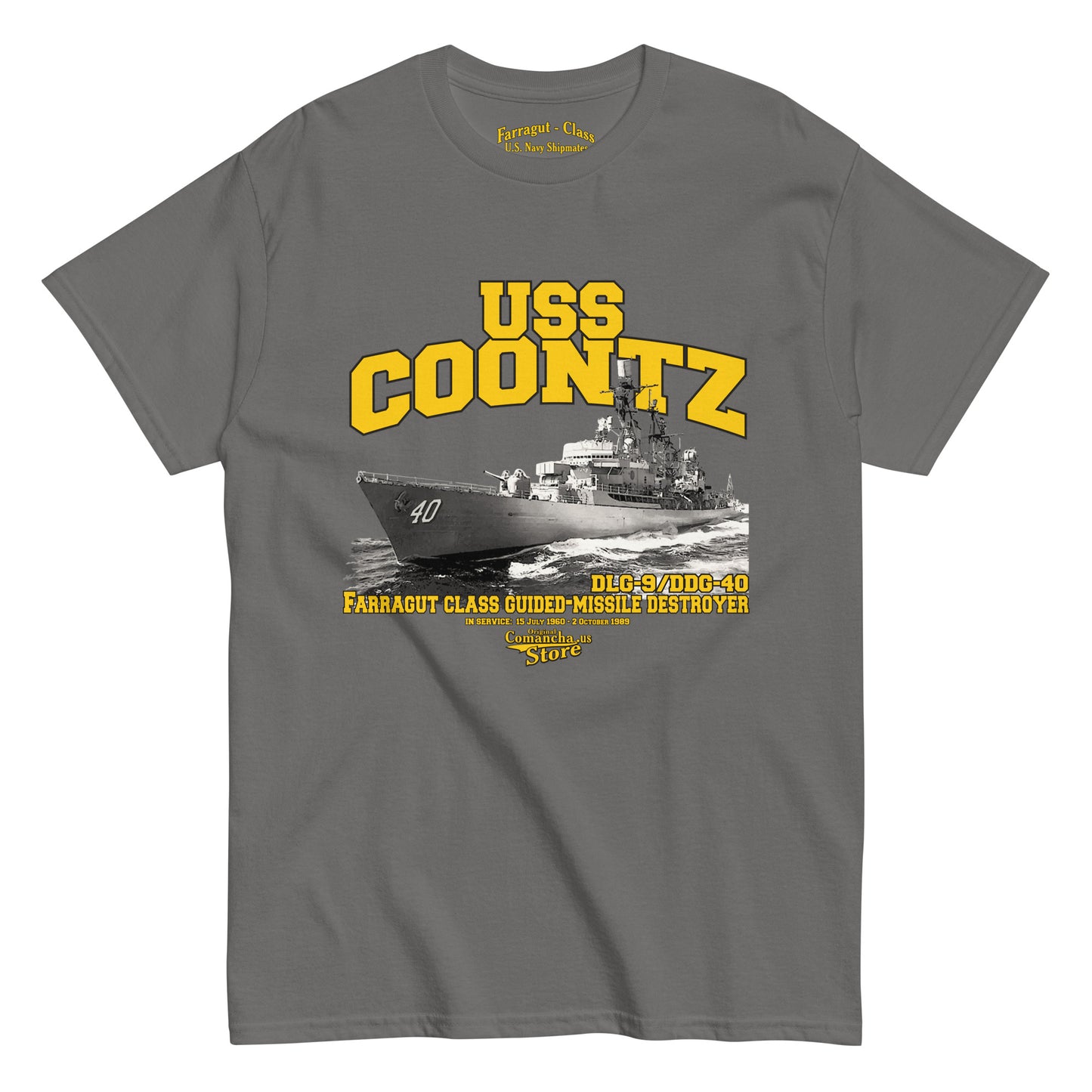 USS Coontz DLG-9/DDG-40 t-shirt,