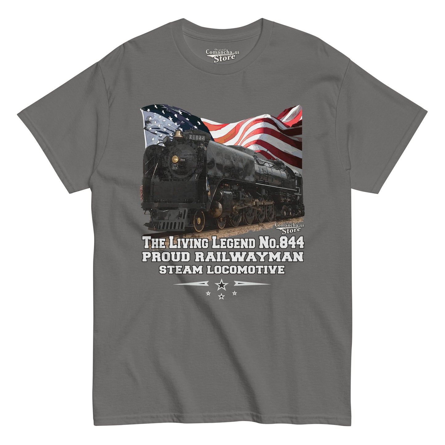 UP 844 Locomotive Enthusiast t-shirt,