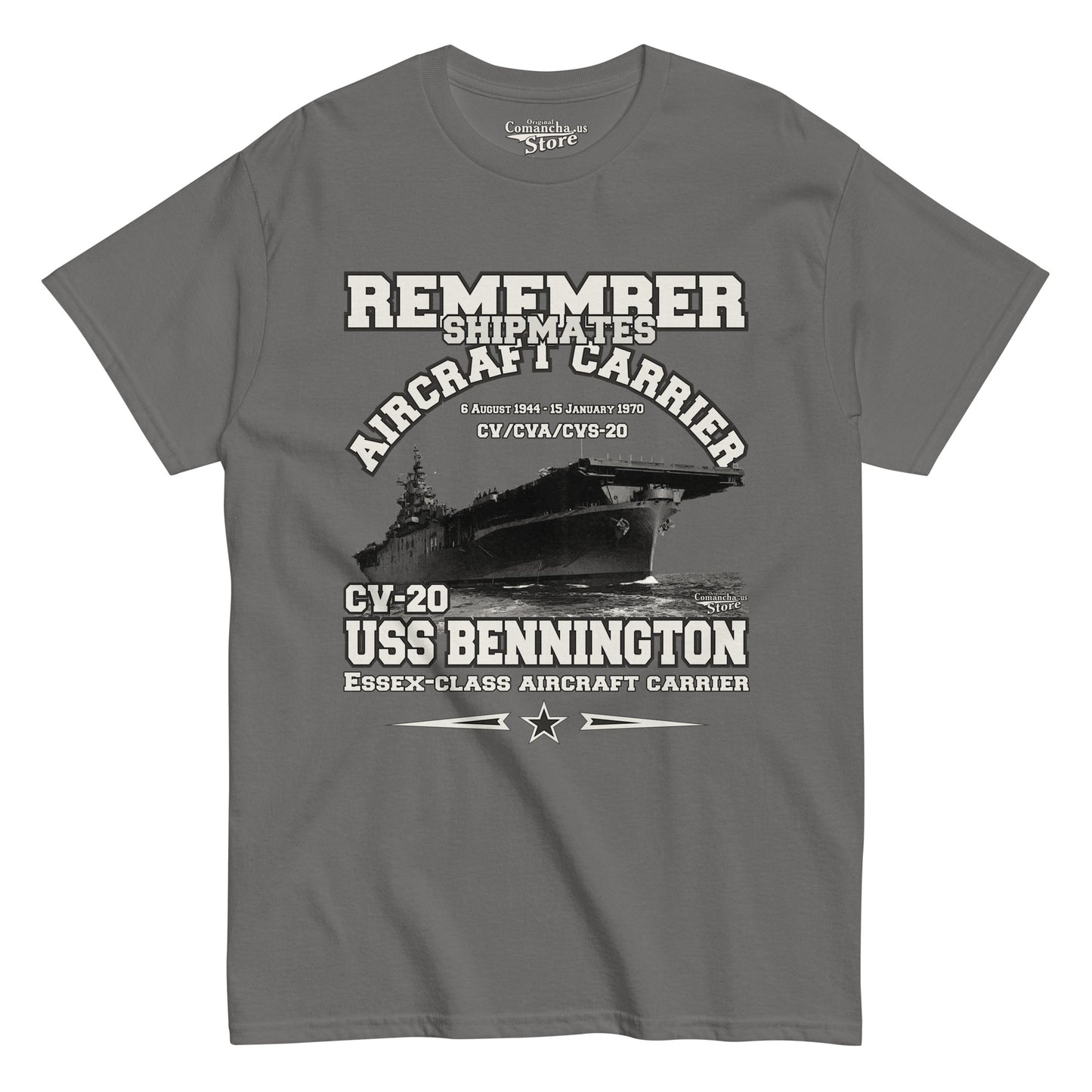 USS BENNINGTON CV-20 Shipmates T-shirt