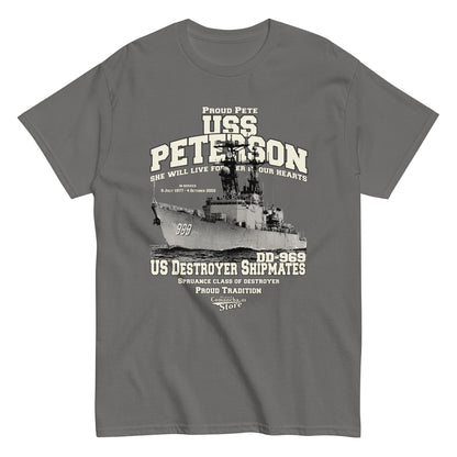 USS Peterson DD-969 t-shirt