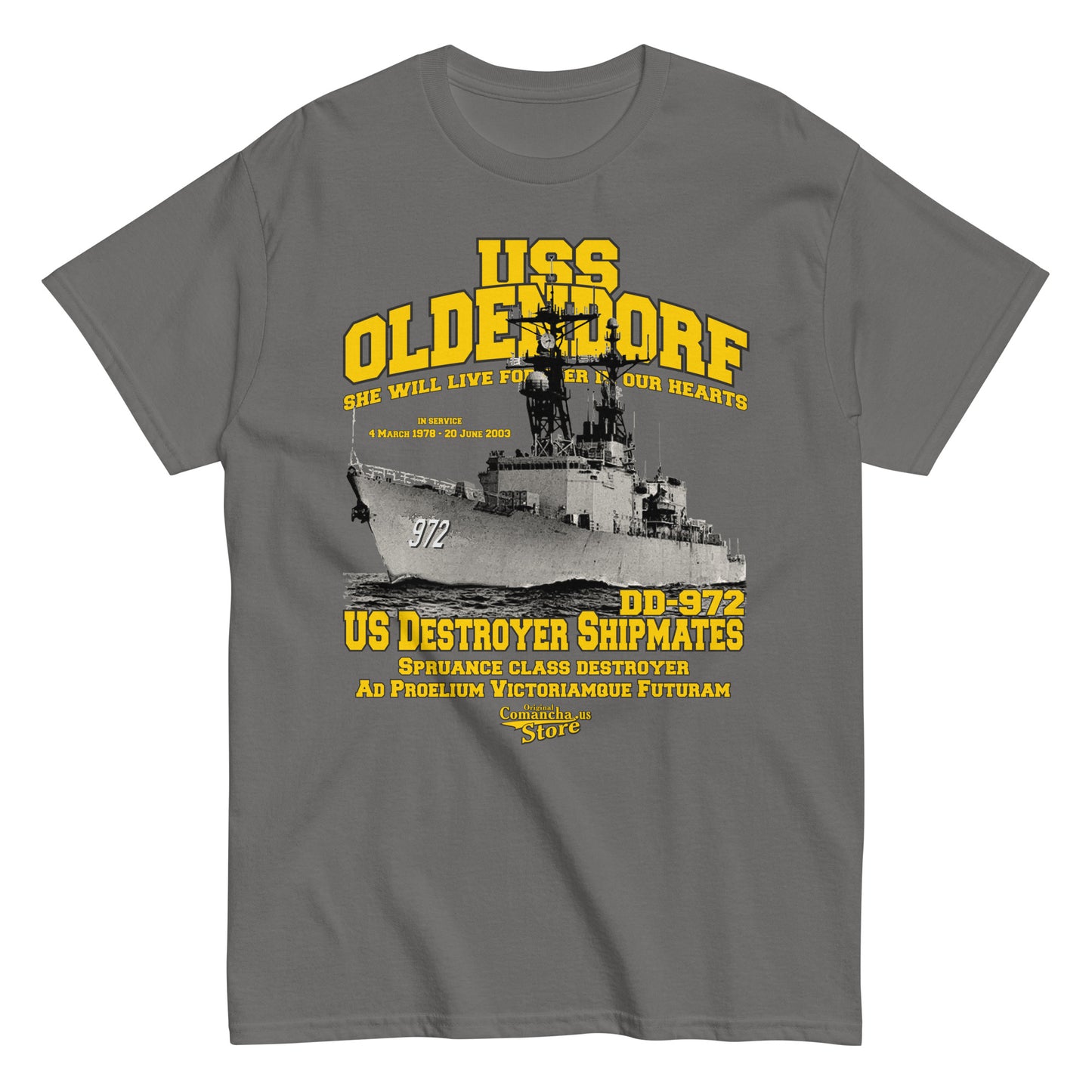 USS Oldendorf DD-972 Shipmates T-shirt