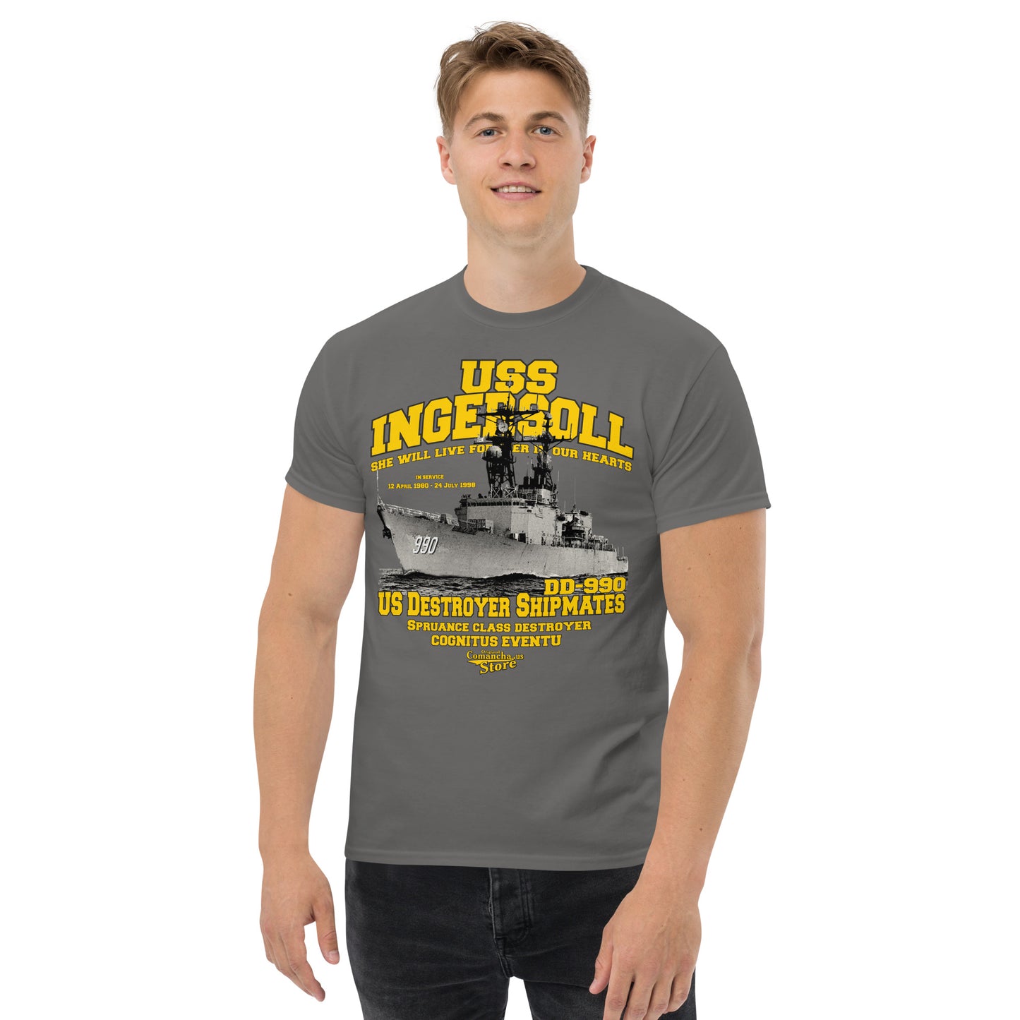 USS Ingersoll DD-990 t-shirt