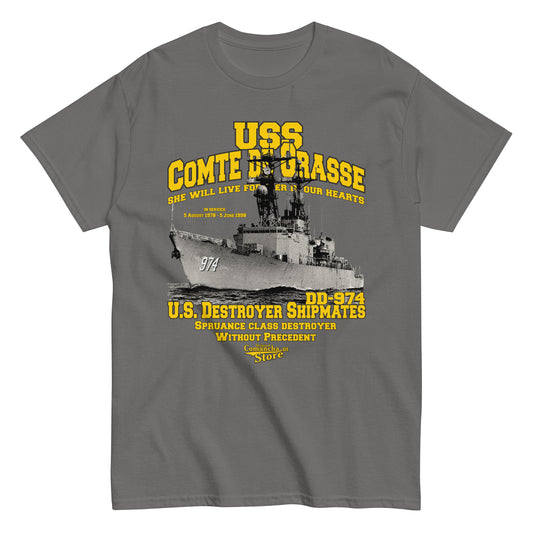 USS Comte de Grasse DD-974 T-shirt