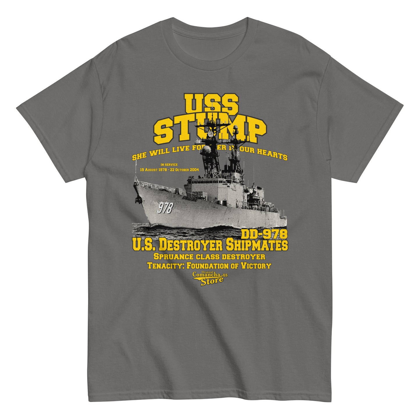 USS Stump DD-978 Shipmates t-shirt
