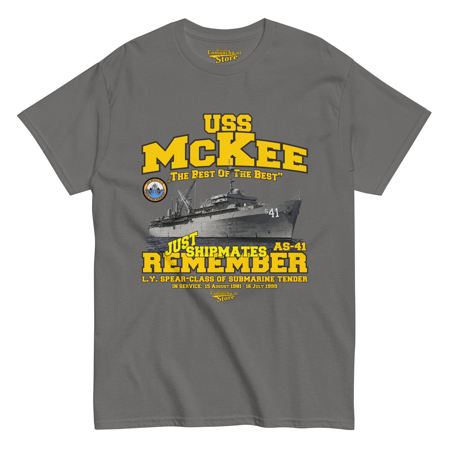 USS McKee AS-41 tee