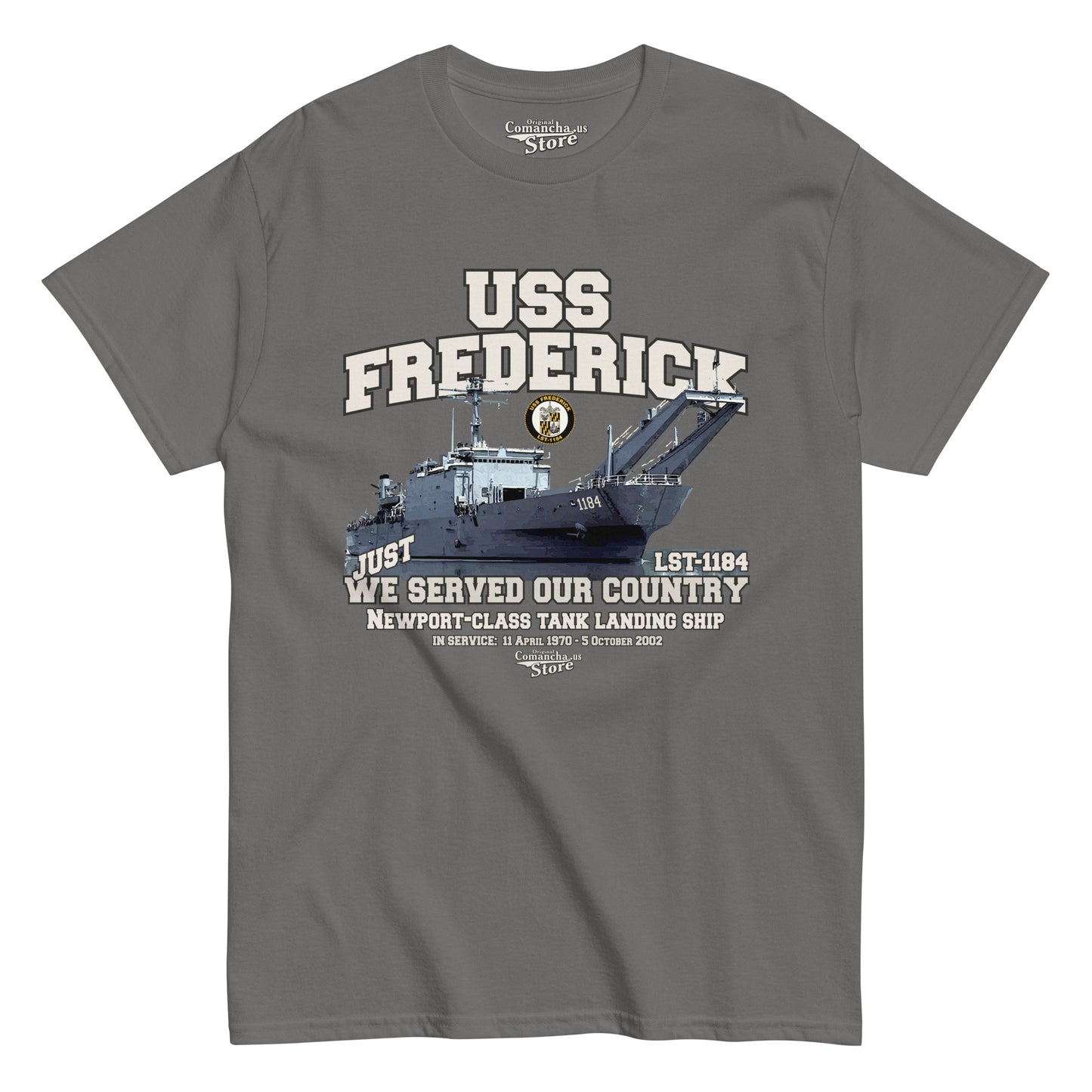 USS Frederick LST-1184 t-shirt