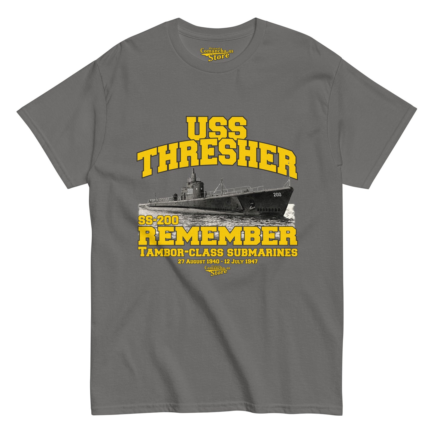 USS Thresher SS-200 shipmates t-shirt