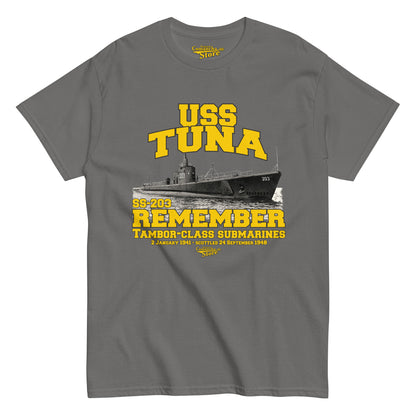 USS Tuna SS-203 Submarine t-shirt